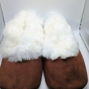 Unisex Alpaca Slippers Handmade Warm Winter W -15.5 and M 14.5